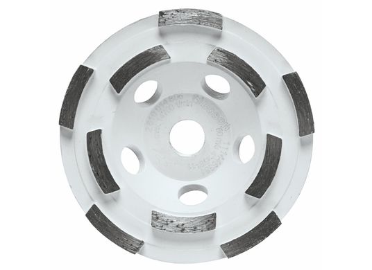 4 In. Double Row Segmented Diamond Cup Wheel