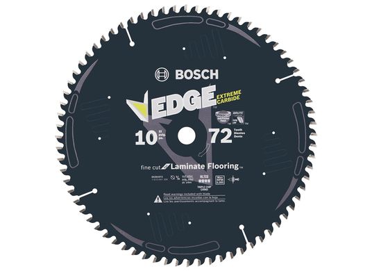 Lame de scie circulaire Edge de 10 po à 72 dents pour stratifiés