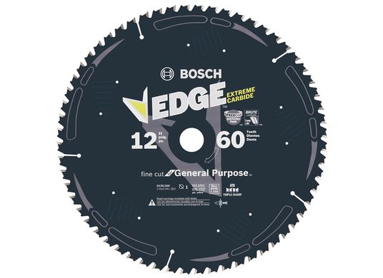 Lame de scie circulaire Edge de 12 po à 60 dents pour coupes fines