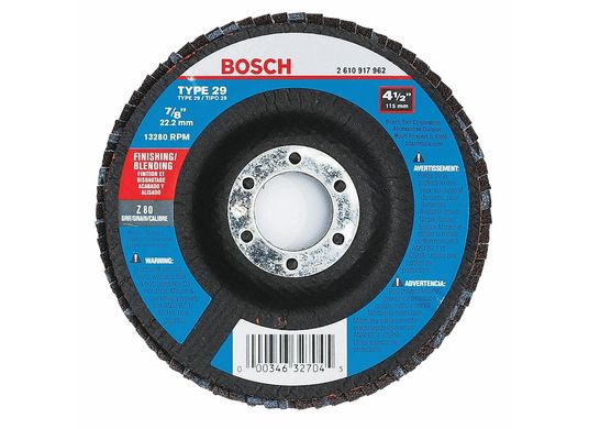 4-1/2 In. 7/8 In. Arbor Type 29 80 Grit Blending/Grinding Abrasive Wheel