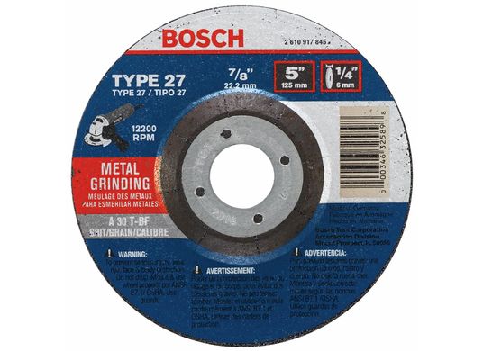 Type 27 grinding wheel sale