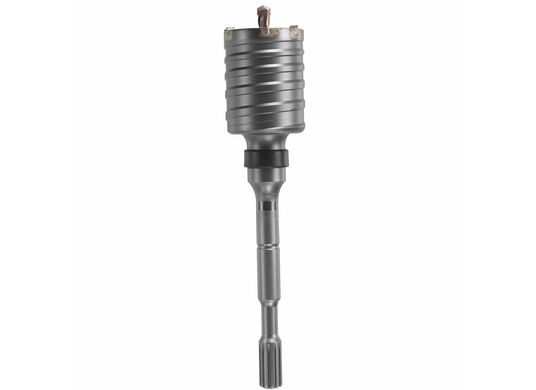 Couronne-trépan à nervures de conception ondulée de 2-5/8 po x 12 po pour marteau perforateur