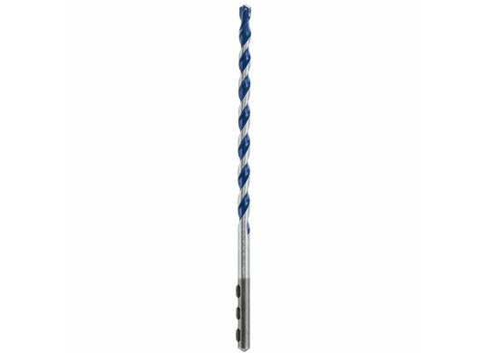 Forets pour perceuse à percussion en carbure BlueGranite™ Turbo de 1/4 po x 6 po, 10 pièces