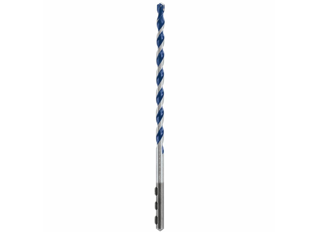 Forets pour perceuse à percussion en carbure BlueGranite™ Turbo de 1/4 po x 6 po, 10 pièces Bosch HCBG0610T