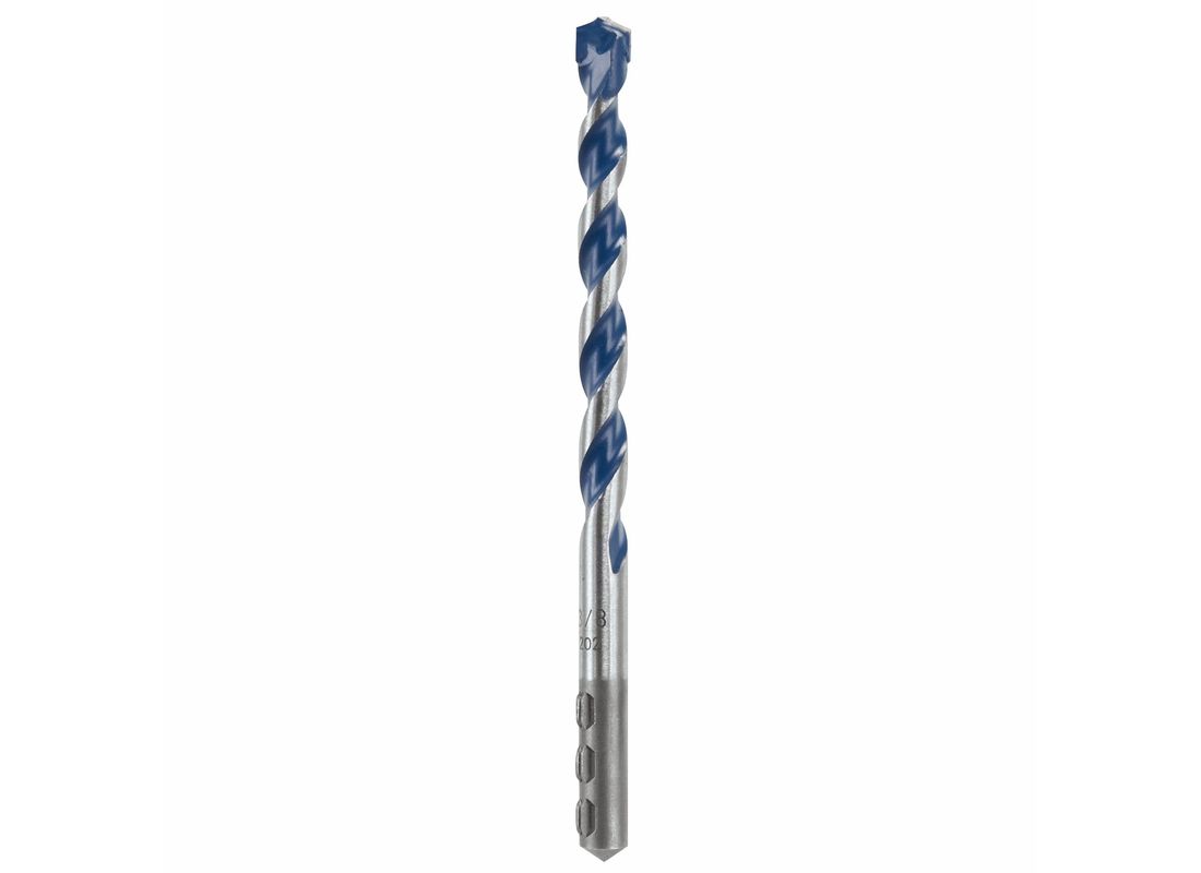Forets pour perceuse à percussion en carbure BlueGranite™ Turbo de 3/8 po x 6 po, 25 pièces Bosch HCBG12B25T