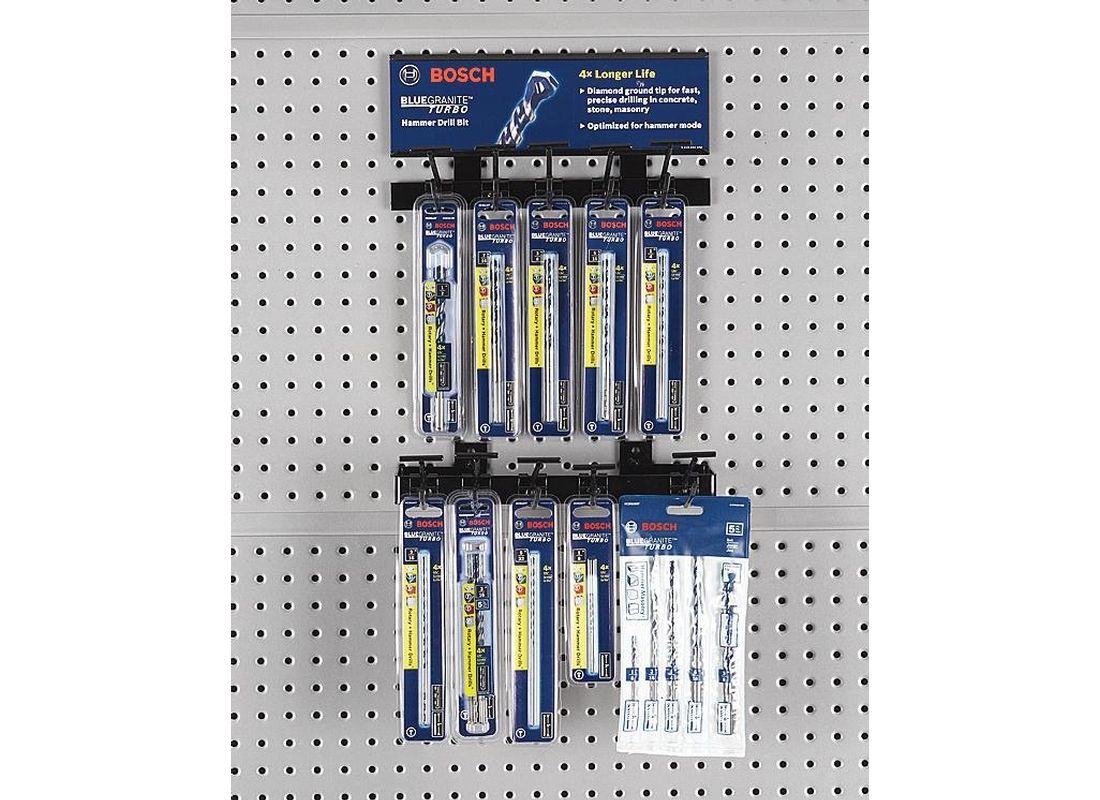 Foret pour perceuse à percussion en carbure BlueGranite™ Turbo de 7/16 po x 6 po Bosch HCBG15T