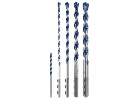 5 Piece BlueGranite™ Turbo Carbide Hammer Drill Bit Set