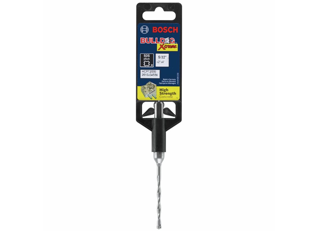 Foret pour marteau perforateur Xtreme SDS-plus® Bulldog™ 5/32 po x 4 po Bosch HCFC2000