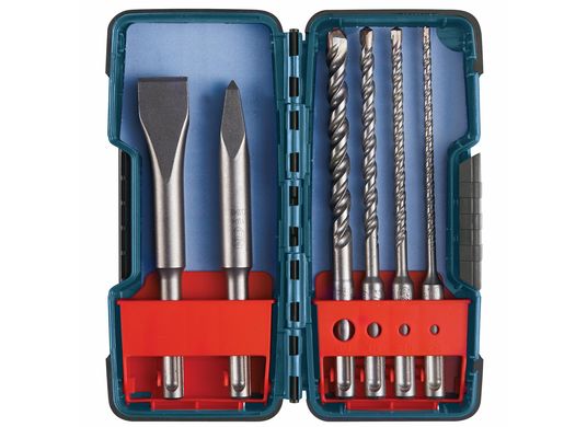Ensemble de 6 forets pour marteau perforateur SDS-plus® Bulldog™