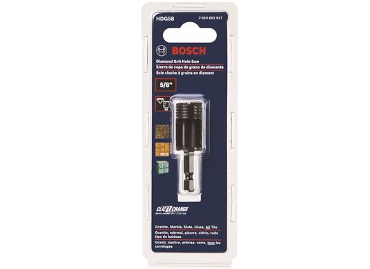 Scie-cloche diamantée de 5/8 po