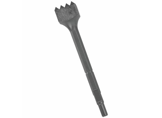 Boucharde de 1-3/4 po x 9-1/4 po à 16 dents six-pans rond/à nervures, 10 pièces