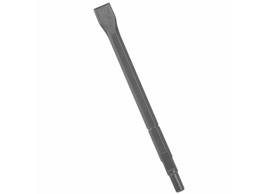 Ciseau plat de 1 po x 12 po six-pans rond/à nervures, 20 pièces
