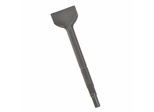 1-1/2 In. x 12 In. Scaling Chisel Tool Round Hex/Spline Hammer Steel
