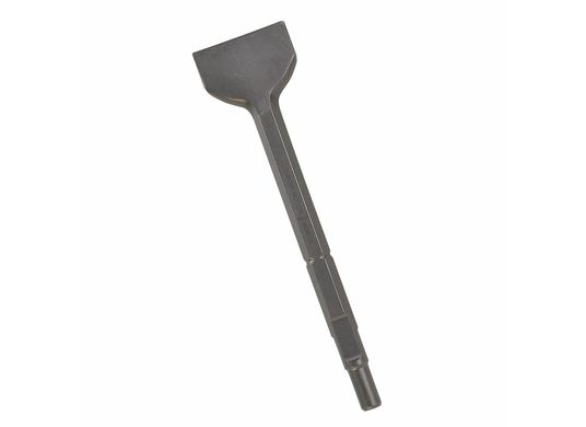 Ciseau d’écaillage de 1-1/2 po x 12 po six-pans rond/à nervures