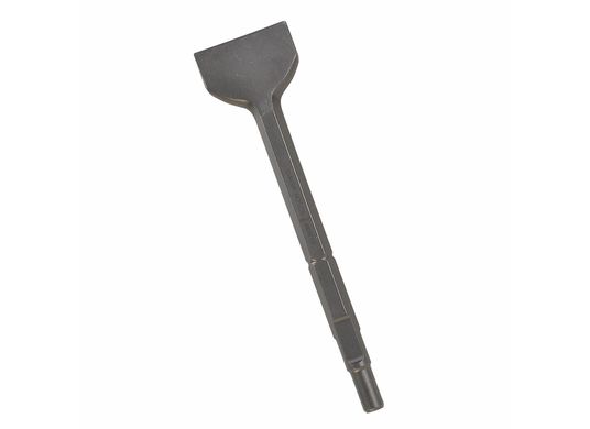 Ciseau d’écaillage de 2 po x 12 po six-pans rond/à nervures