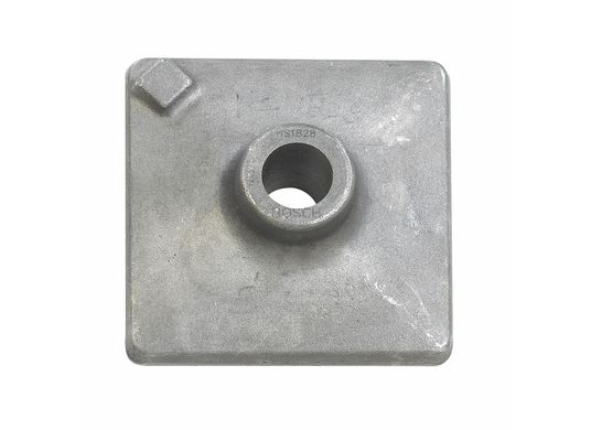 Plaque à damer pour marteau en acier 5 x 5 po