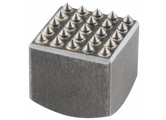 2 In. x 2 In. Square 25 Tooth Carbide Bushing Head Hammer Steel