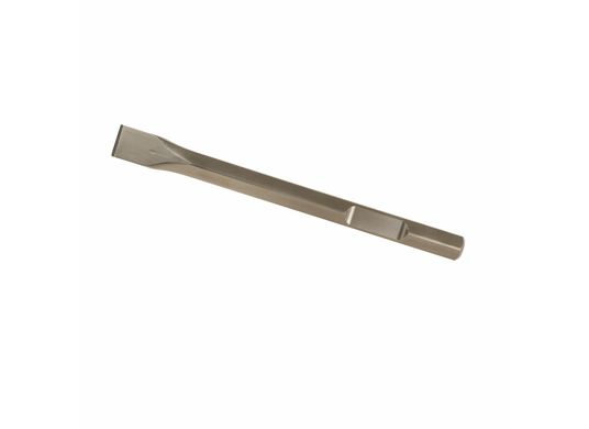 Ciseau plat de 16 po à queue six-pans de 1-1/8 po