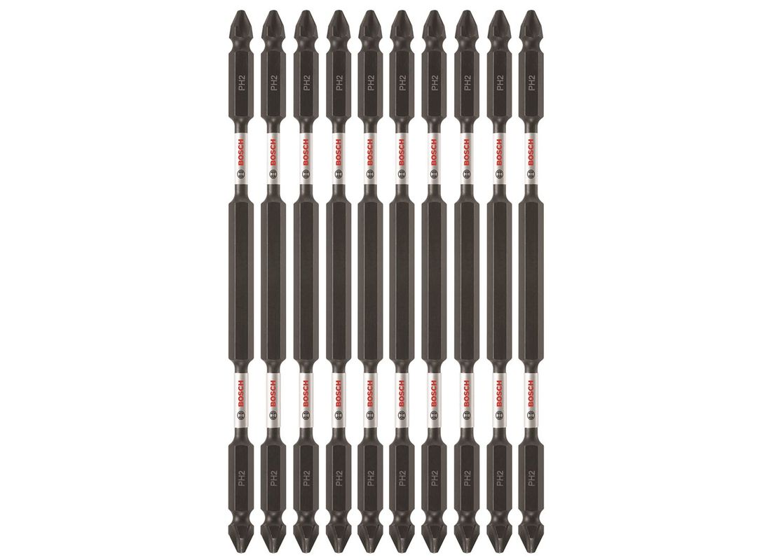 10 Impact Tough™ 6 po Phillips® #2 embouts de vissage doubles (en vrac) Bosch ITDEPH26B
