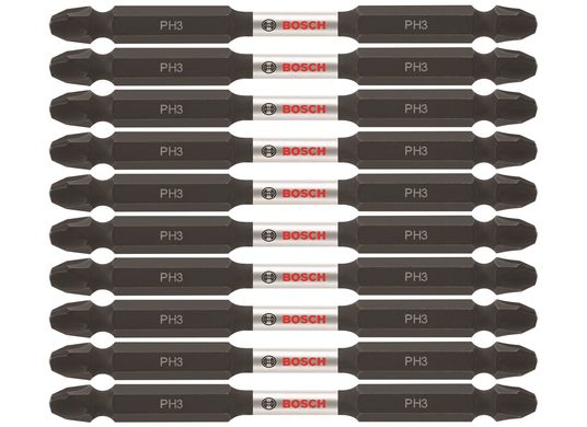 10 embouts de vissage doubles Impact Tough™ 3,5 po Phillips® #3 (en vrac)