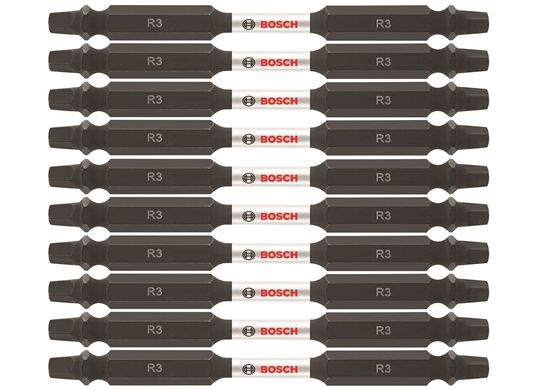 10 Impact Tough™ 3,5 po Square #3 embouts de vissage doubles (en vrac)