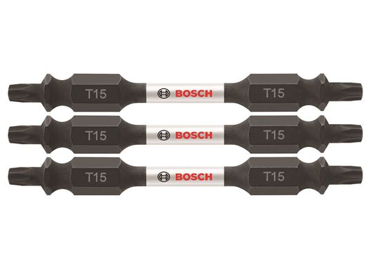 3 Impact Tough™ 2,5 po Torx® #15 embouts de vissage doubles
