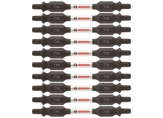 10 Impact Tough™ 2,5 po Torx® #15 embouts de vissage doubles (en vrac)