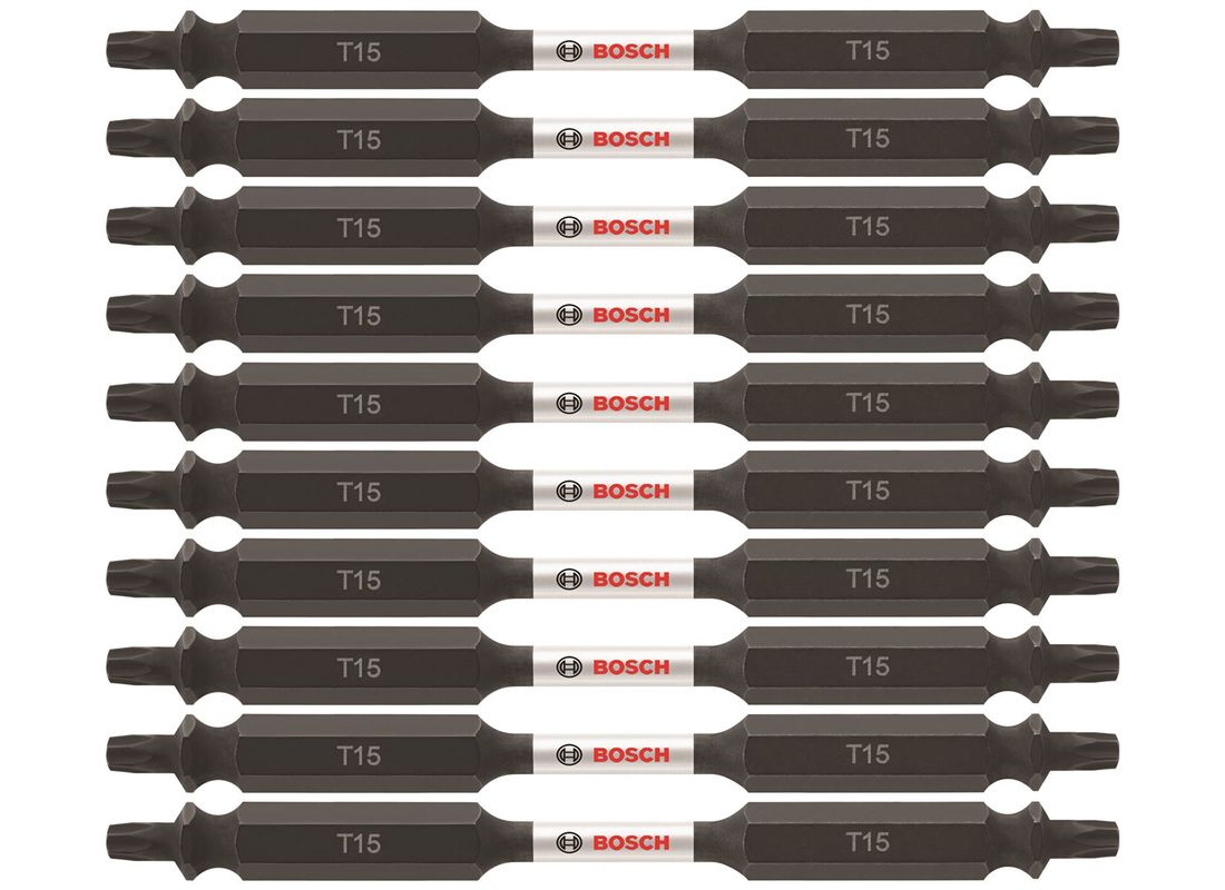 10 Impact Tough™ 3,5 po Torx® #15 embouts de vissage doubles (en vrac) Bosch ITDET1535B