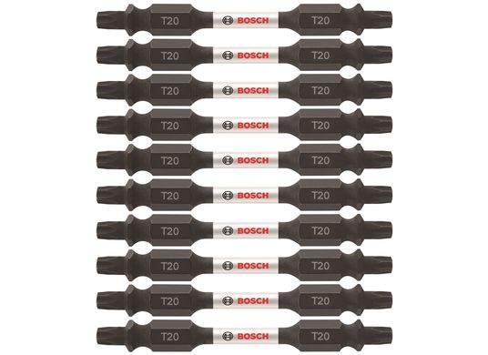 10 Impact Tough™ 2,5 po Torx® #20 embouts de vissage doubles (en vrac)