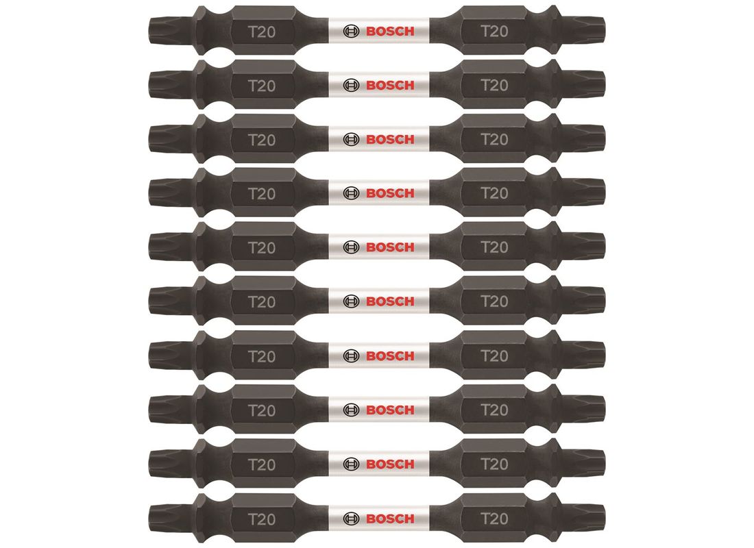 10 Impact Tough™ 2,5 po Torx® #20 embouts de vissage doubles (en vrac) Bosch ITDET2025B