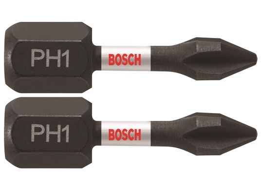 2 pc. Impact Tough™ 1 In. Phillips® #1 Insert Bits