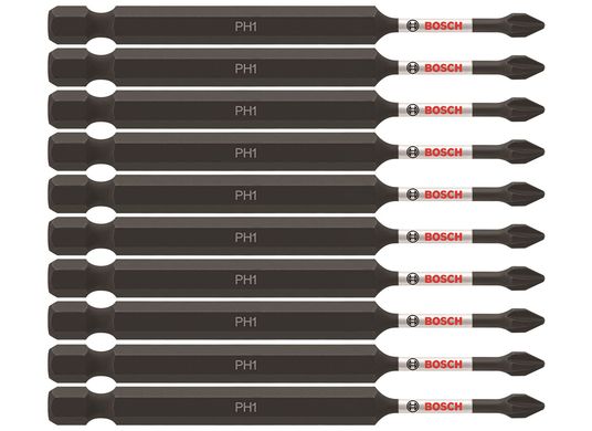 Embouts de vissage longs 3,5 po Impact Tough™ Phillips® #1, 10 pièces (en vrac)