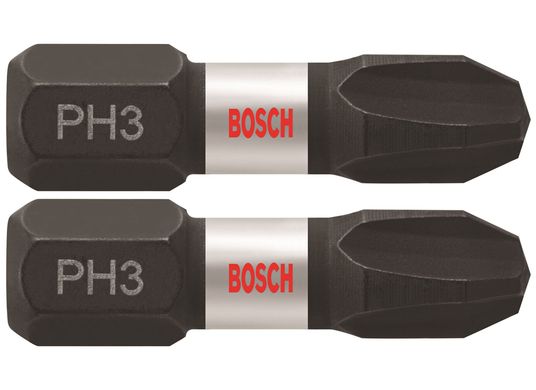 2 pc. Impact Tough™ 1 In. Phillips® #3 Insert Bits