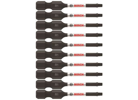 Embouts de vissage longs 2 po Impact Tough™ Square #1, 10 pièces (en vrac)