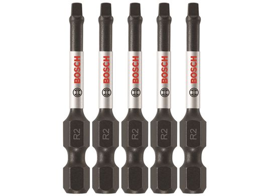 (5) Embouts de vissage longs 2 po Impact Tough™ Square #2