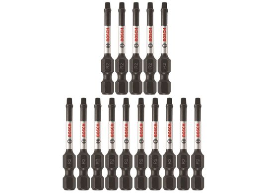 15 pc. Impact Tough™ 6 In. Square #3 Power Bits