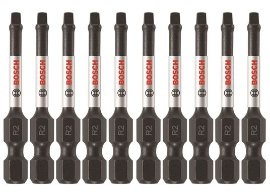 10 pc. Impact Tough™ 6 In. Square #3 Power Bits (Bulk Pack)