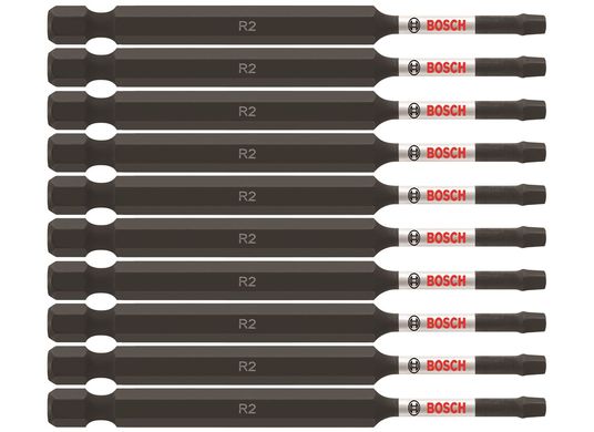 Embouts de vissage longs 3,5 po Impact Tough™ Square #2, 10 pièces (en vrac)