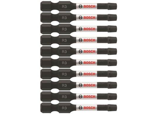 Embouts de vissage longs 2 po Impact Tough™ Square #3, 10 pièces (en vrac)