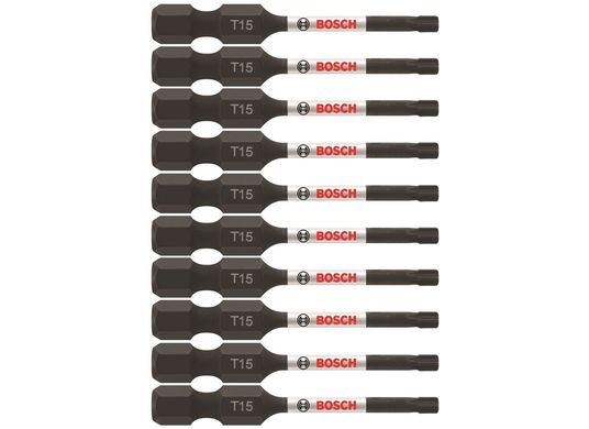 Embouts de vissage longs 2 po Impact Tough™ Torx® #15, 10 pièces (en vrac)