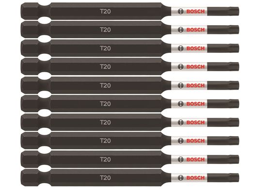 10 pc. Impact Tough™ 3.5 In. Torx® #20 Power Bits (Bulk Pack)