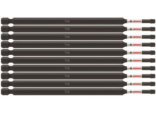 10 pc. Impact Tough™ 6 In. Torx® #25 Power Bits (Bulk Pack)