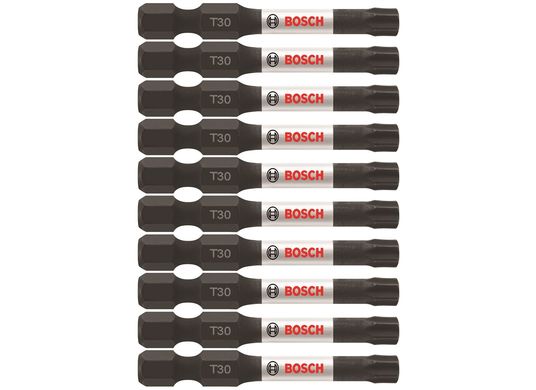Embouts de vissage longs 2 po Impact Tough™ Torx® #30, 10 pièces (en vrac)