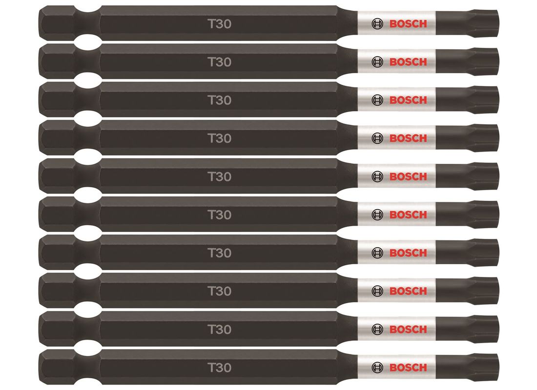 Embouts de vissage longs 3,5 po Impact Tough™ Torx® #30, 10 pièces (en vrac) Bosch ITT3035B