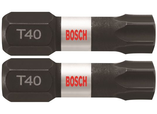 2 pc. Impact Tough™ 1 In. Torx® #40 Insert Bits