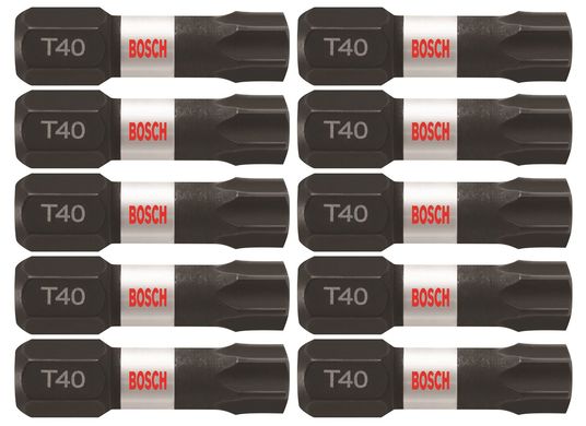 Embouts courts 1 po Impact Tough™ Torx® #40, 10 pièces (en vrac)