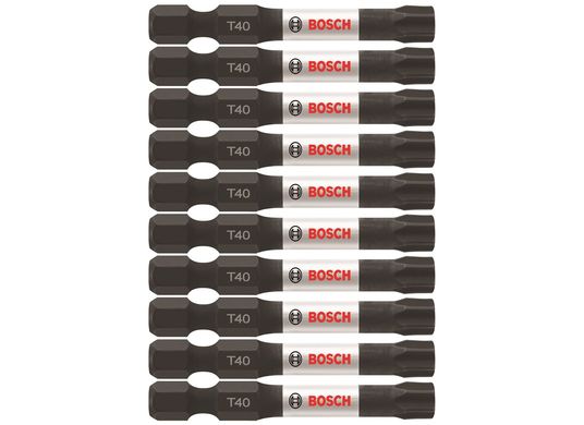 Embouts de vissage longs 2 po Impact Tough™ Torx® #40, 10 pièces (en vrac)