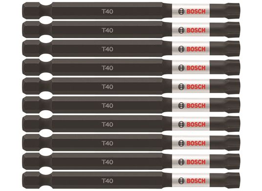 (10) Embouts de vissage longs 3,5 po Impact Tough™ Torx® #40, (en vrac)