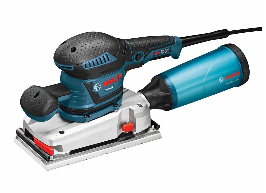 Half-Sheet Orbital Finishing Sander with Vibration Control and SheetLoc™ Supreme Bosch OS50VC