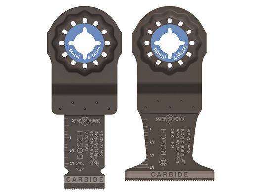 Ensemble de lames accessoires pour outil oscillant polyvalent Starlock®, 2 pièces